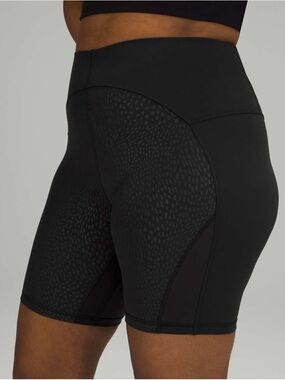 lululemon athletica Black High-Rise Performance Bike Shorts